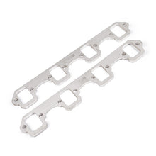 Load image into Gallery viewer, Stainless Works SBF Rectangular Shaped Port Header 304SS Exhaust Flanges 1-7/8in Primaries (2in BP)
