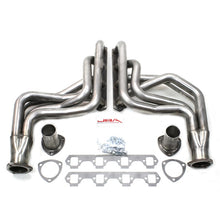 Load image into Gallery viewer, JBA 65-73 Ford Mustang 260-351W (w/Mustang II Suspension) 1-3/4in Primary Raw 409SS Long Tube Header
