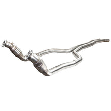 Load image into Gallery viewer, Kooks 2016+ Cadillac ATS-V 3in Green Catted Downpipes
