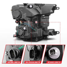 Load image into Gallery viewer, ANZO 2018-2020 Ford F-150 Projector Headlight w/ Plank Style Switchback Black Housing
