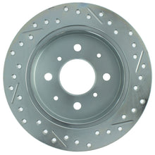 Load image into Gallery viewer, StopTech Select Sport 92-00 Honda Civic Drilled and Slotted 1-Piece Rear Passenger Side Brake Rotor
