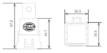 Load image into Gallery viewer, Hella Relay 24V 10/20A Spdt Res Wthr Bkt

