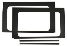 Load image into Gallery viewer, DEI 18-23 Jeep Wrangler JL 4-Door Boom Mat Rear Side Window Trim - 4 Piece - Black Leather Look
