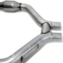 Load image into Gallery viewer, BBK 2015-16 Mustang V6 Short Mid H Pipe With Converters (To Be Used With 1642 Series Headers)
