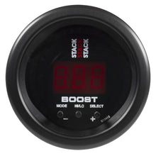 Load image into Gallery viewer, Autometer Stack 52mm -1 to +2 Bar (-30INHG to +30 PSI) Boost Controller - Black
