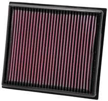 Load image into Gallery viewer, K&amp;N Replacement Air Filter for Opel / Vauxhall / Saab 11.375in O/S L x 10.125in O/S W x 1.625in H
