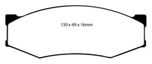 Load image into Gallery viewer, EBC 90-93 Infiniti M30 3.0 Redstuff Front Brake Pads
