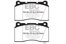 Load image into Gallery viewer, EBC 09+ Hyundai Genesis Coupe 2.0 Turbo (Brembo) Yellowstuff Front Brake Pads
