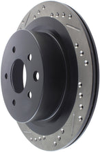 Load image into Gallery viewer, StopTech 06-07 350Z / 05-07 G35 / 06-07 G35X SportStop Slotted &amp; Drilled Rear Right Rotor

