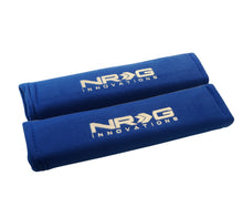 Load image into Gallery viewer, NRG Seat Belt Pads 2.7in. W x 11in. L (Blue) Short - 2pc
