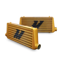 Load image into Gallery viewer, Mishimoto Eat Sleep Race Special Edition Gold M-Line Intercooler
