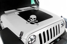 Load image into Gallery viewer, Rugged Ridge Hood Decal Skull 07-18 Jeep Wrangler
