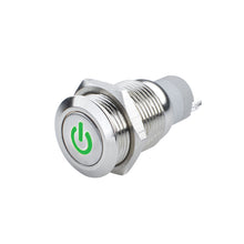 Load image into Gallery viewer, Oracle Power Symbol On/Off Flush Mount LED Switch - Green
