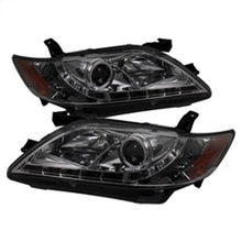 Load image into Gallery viewer, Spyder Toyota Camry 07-09 Projector Headlights DRL Smoke High H1 Low H7 PRO-YD-TCAM07-DRL-SM
