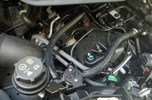 Load image into Gallery viewer, J&amp;L 15-22 Ford Transit 150/250/350 3.5L EcoBoost Passenger Side Oil Separator 3.0 - Black Anodiz

