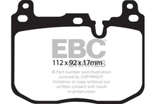 Load image into Gallery viewer, EBC 14+ BMW 228 Coupe 2.0 Turbo Brembo calipers Greenstuff Front Brake Pads
