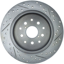 Load image into Gallery viewer, StopTech 01-05 Lexus IS300 / 02-10 Lexus SC430 Sport Slotted &amp; Drilled Rear Right Brake Rotor
