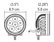Load image into Gallery viewer, Hella Value Fit 90mm 6 LED Light - PED Off Road Spot Light
