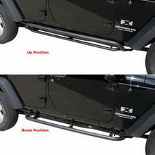 Load image into Gallery viewer, Rampage 2007-2018 Jeep Wrangler(JK) Srs Side Bar Rockerguard Step - Black
