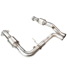 Load image into Gallery viewer, Kooks 99-04 Ford F150 Harley/Lightning 2.5in Connection Pipe w/ Green Cats * Must Use Kooks Headers*
