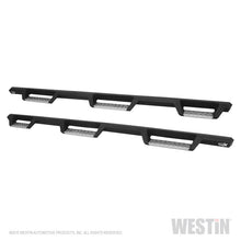 Load image into Gallery viewer, Westin 19-23 1500 Classic CC / 10-23 2500/3500 CC 6.5ft. HDX SS Drop W2W Nerf Step Bars - Tex. Blk
