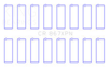 Load image into Gallery viewer, King GM 265CI 4.3L V8/283CI 4.7L V8/302CI 5.0L V8 (Size STD) Tri-Metal Performance Rod Bearing Set
