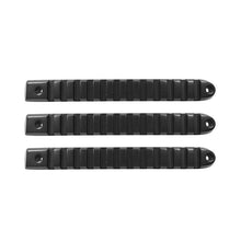 Load image into Gallery viewer, DV8 Offroad 2007-2018 Jeep JK Black Rail Style Door Handle Inserts - Set Of 3
