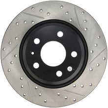 Load image into Gallery viewer, StopTech Power Slot 09-10 Audi A4/A4 Quattro / 08-10 A5 / 10 S4 Rear Left Drilled &amp; Slotted Rotor
