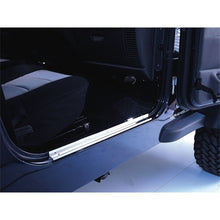 Load image into Gallery viewer, Rugged Ridge 97-06 Jeep Wrangler TJ Stainless Steel Door Entry Guards
