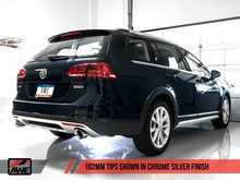 Load image into Gallery viewer, AWE Tuning VW MK7 Golf Alltrack/Sportwagen 4Motion Touring Edition Exhaust - Polished Silver Tips
