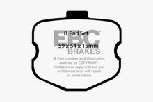 Load image into Gallery viewer, EBC 10-13 Chevrolet Corvette (C6) 6.2 Grand Sport Redstuff Rear Brake Pads
