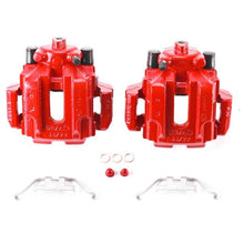 Load image into Gallery viewer, Power Stop 2006 BMW 330i Rear Red Calipers w/Brackets - Pair

