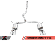 Load image into Gallery viewer, AWE Tuning 2015+ Subaru WRX VA Sedan Touring Edition Exhaust - Chrome Silver Tips (102mm)
