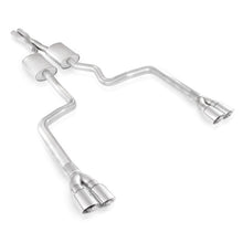 Load image into Gallery viewer, Stainless Works 2008-14 Challenger 3in Catback X-Pipe Chambered Mufflers 3-1/2in Tips
