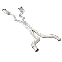 Load image into Gallery viewer, Kooks 10-15 Chevy Camaro SS/ZL1/1LE 3in Cat Back w/ 4in Slash Cut Black Tips
