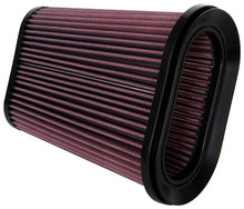 Load image into Gallery viewer, K&amp;N Universal Unique Air Filter 7.5in X 4.5in Base x 5.5in X 2.5in Top x 9in Height
