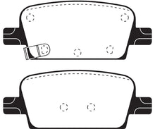 Load image into Gallery viewer, EBC 2016+ Chevrolet Malibu 1.5L Turbo (Mech PB) Greenstuff Rear Brake Pads
