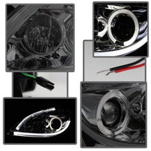 Load image into Gallery viewer, Spyder Nissan Altima 4Dr 10-12 Projector Headlights Light DRL LED Halo Smke PRO-YD-NA104D-LTDRL-SM
