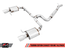 Load image into Gallery viewer, AWE Tuning VW MK7 Golf Alltrack/Sportwagen 4Motion Touring Edition Exhaust - Polished Silver Tips
