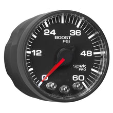 Load image into Gallery viewer, Autometer Spek-Pro 52.4mm 0-60 PSI Digital Stepper Motor Boost Gauge

