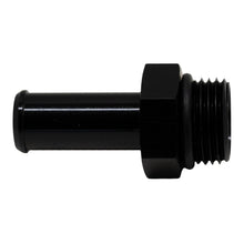 Load image into Gallery viewer, DeatschWerks 8AN ORB Male to 1/2in Male Barb Fitting (Incl O-Ring) - Anodized Matte Black
