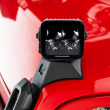 Load image into Gallery viewer, Go Rhino Xplor Blackout Series Cube LED Spot Light Kit (Surface/Threaded Stud Mnt) 3x3 - Blk (Pair)
