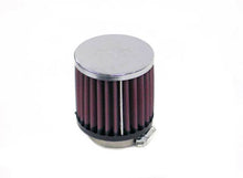 Load image into Gallery viewer, K&amp;N Universal Chrome Filter-Round Straight 2.125in Flg ID x 3in OD x 3in H

