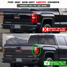 Load image into Gallery viewer, Spyder GMC Sierra 2016-2017 Light Bar LED Tail Lights - Black ALT-YD-GS16-LED-BK
