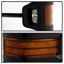 Load image into Gallery viewer, xTune Chevy Silverado 14-16 Heated Amber LED Signal Telescoping Mirrors MIR-CSIL14S-G2-PWH-AM-SET
