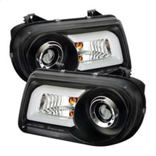Load image into Gallery viewer, Spyder Chrysler 300C 05-10 Projector Headlights LED DRL Black High/Low H7 PRO-YD-C300C-DRL-BK

