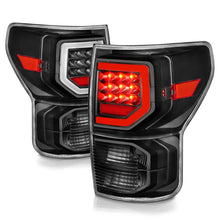 Load image into Gallery viewer, Anzo 07-11 Toyota Tundra Full LED Tailights Black Housing Clear Lens G2 (w/C Light Bars)
