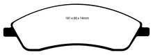 Load image into Gallery viewer, EBC 06-07 Cadillac CTS 2.8 (Sports Suspension) Redstuff Front Brake Pads
