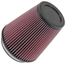 Load image into Gallery viewer, K&amp;N Filter Universal Rubber Filter 5 inch Flange 6 1/2 inch Base 4 3/8 inch Top 7 inch Height
