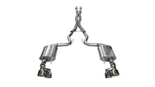 Load image into Gallery viewer, Corsa 15-16 Ford Mustang GT 5.0 3in Cat Back Exhaust Polish Quad Tips (Sport)
